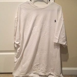 White polo tee